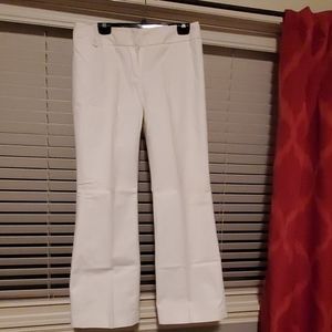 Ann Taylor cream slacks